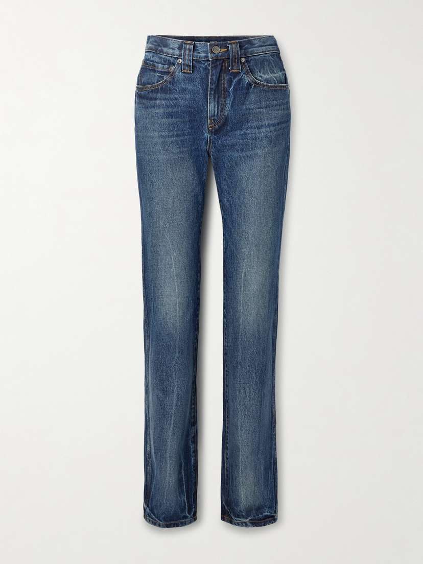 Khaite Farley High-rise Straight-leg Jeans