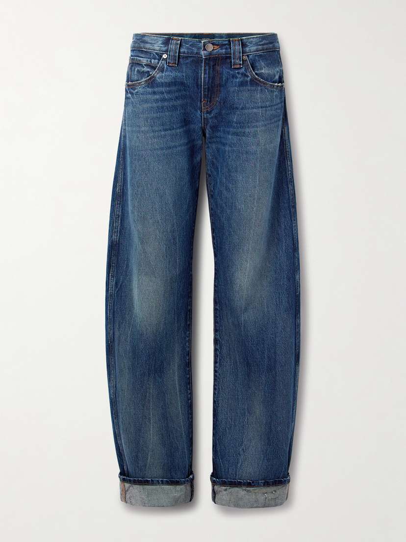 Khaite Karo Mid-rise Barrel-leg Jeans