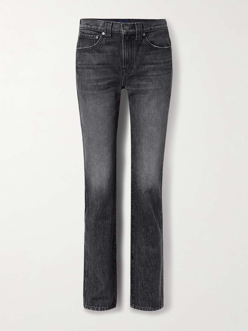 Khaite — Farley high-rise straight-leg jeans