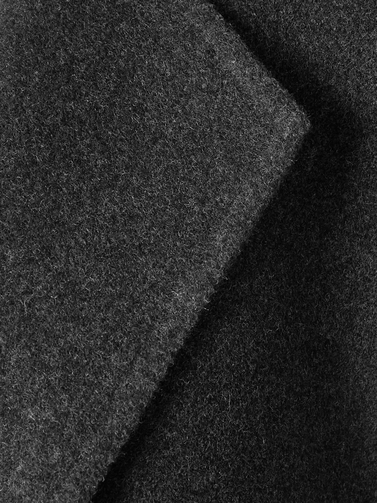 Khaite Jelson Belted Wool-felt Coat In Gray