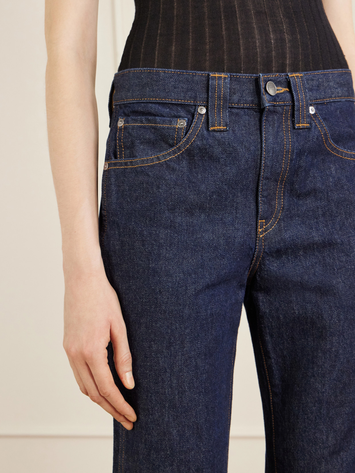 Farley High-Rise Straight-Leg Jeans