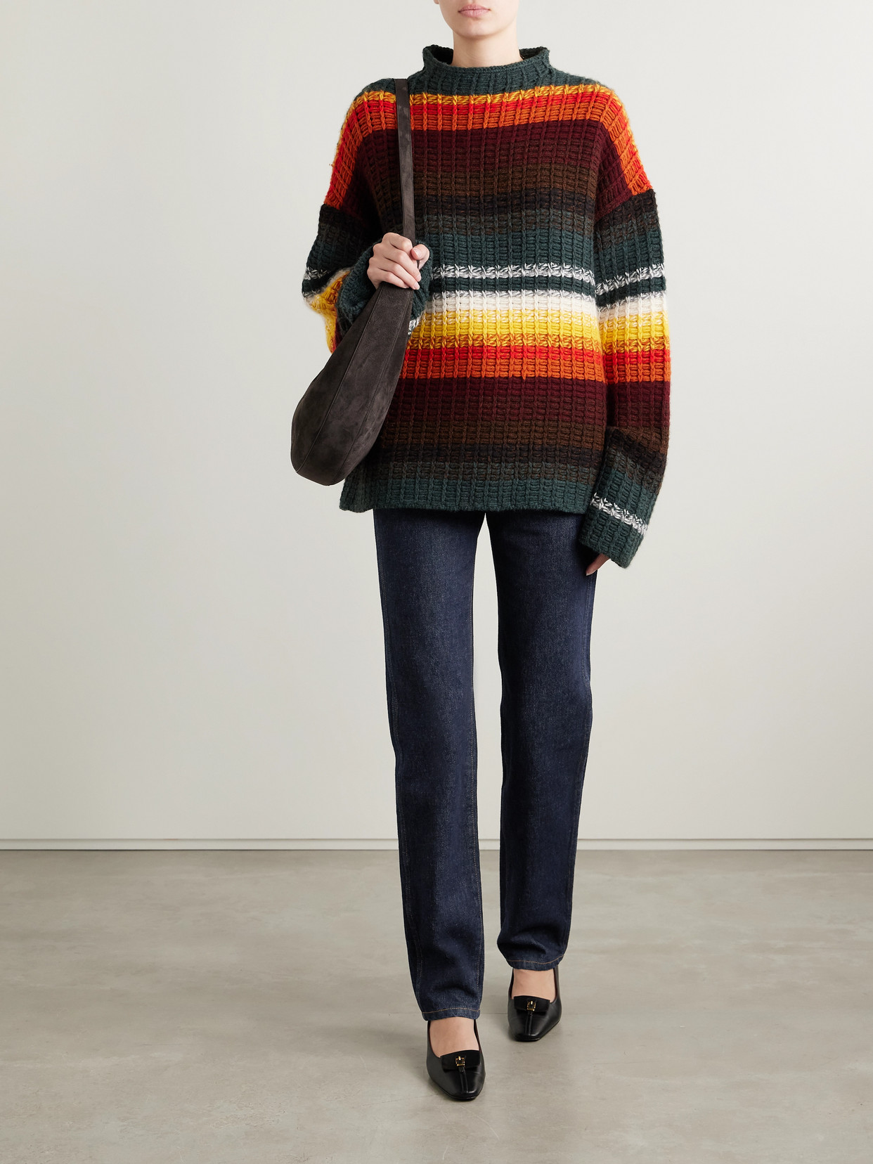 Khaite Farley High-rise Straight-leg Jeans In Blue