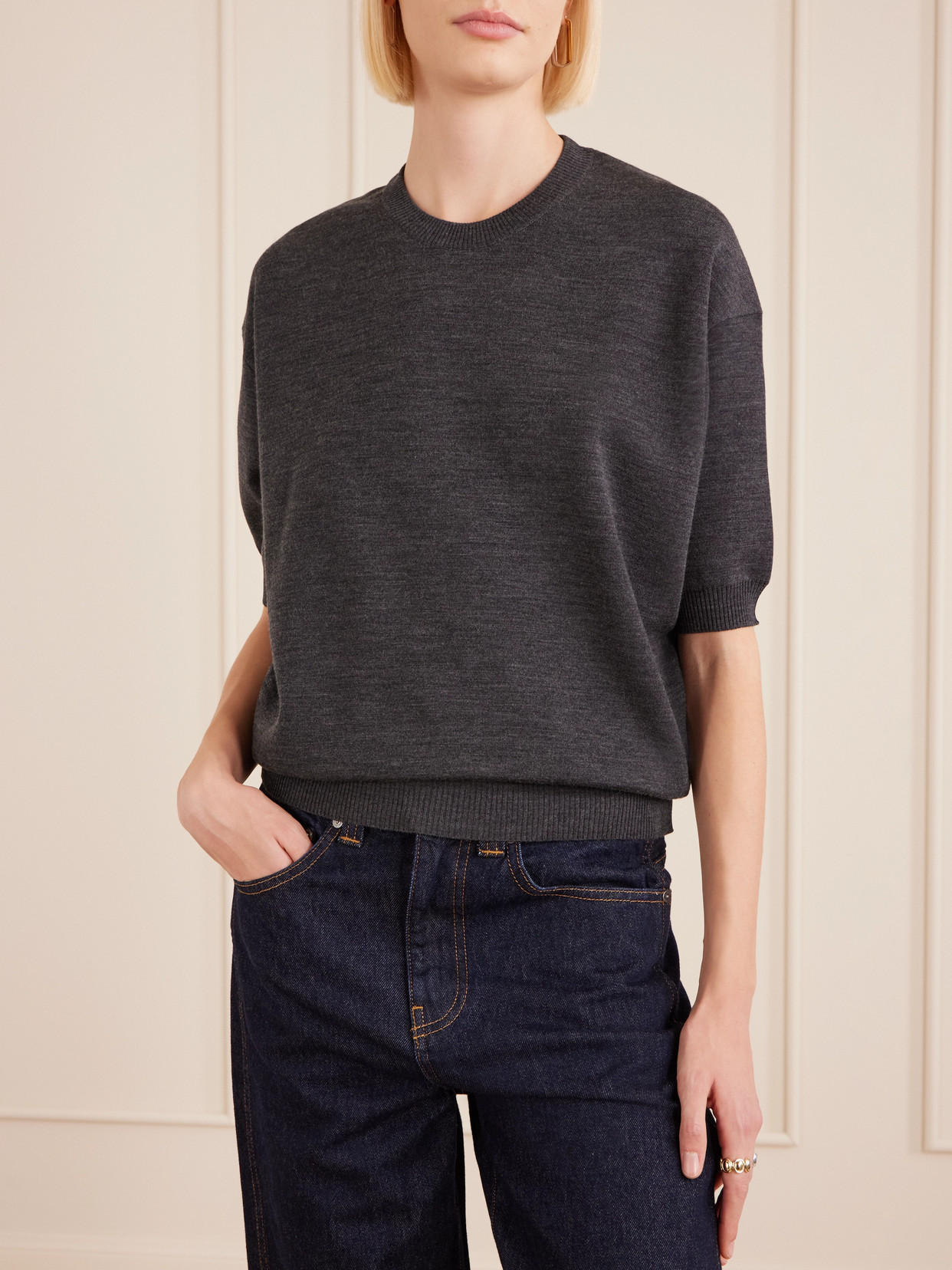 Khaite Faye Wool Sweater In Multi