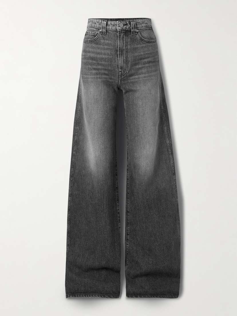 Khaite Dane High-rise Wide-leg Jeans