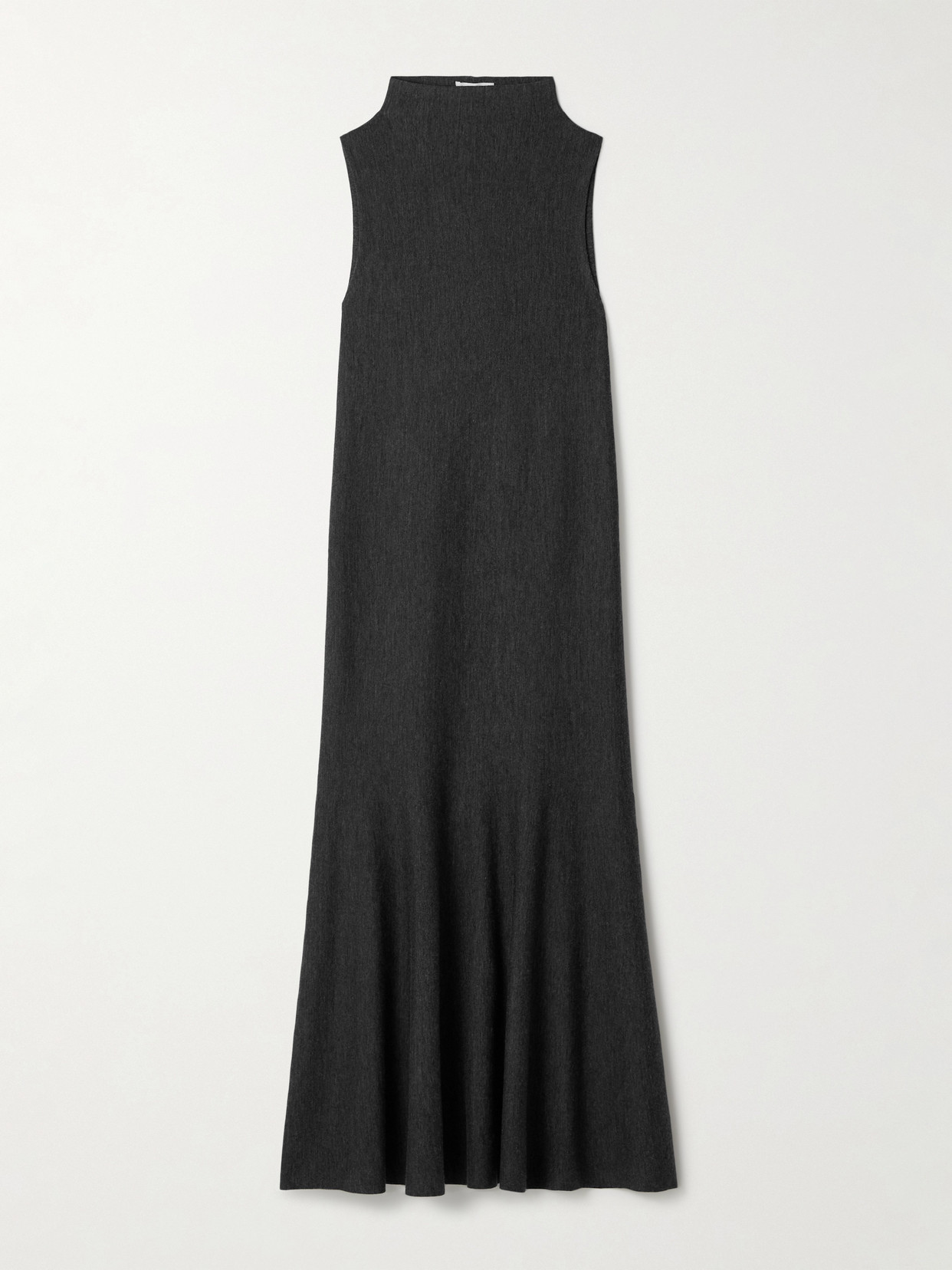 Khaite Margo Merino Wool Maxi Dress In Black
