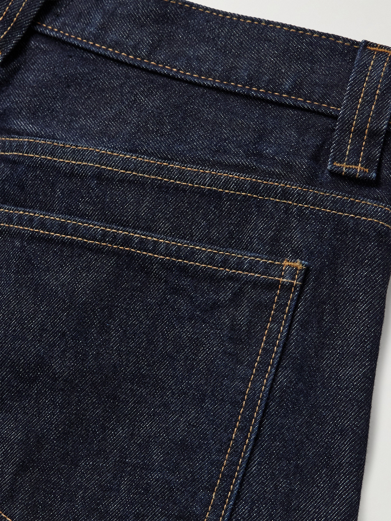 Khaite Karo Mid-rise Barrel-leg Jeans In Blue