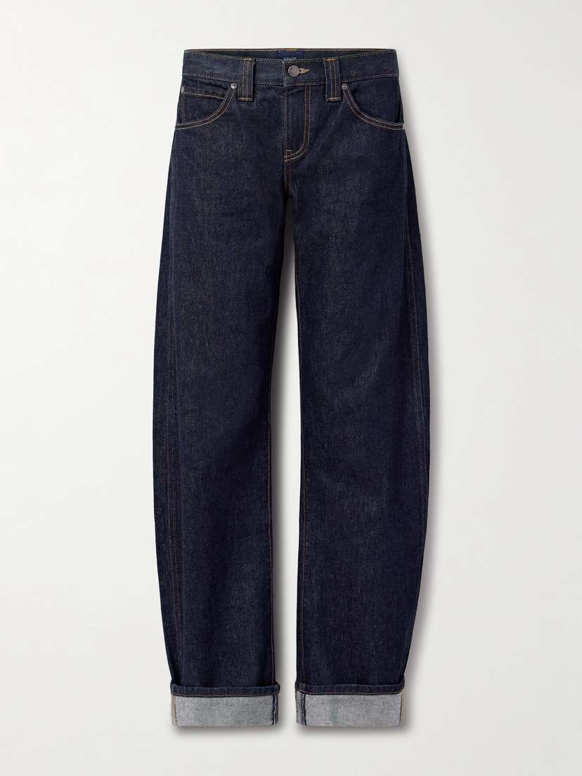 Khaite Karo Mid-rise Barrel-leg Jeans
