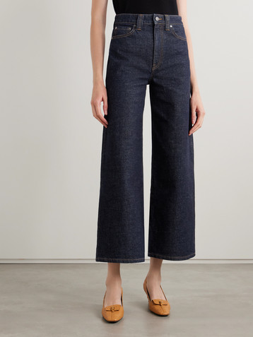 KHAITE Delina high-rise straight-leg jeans