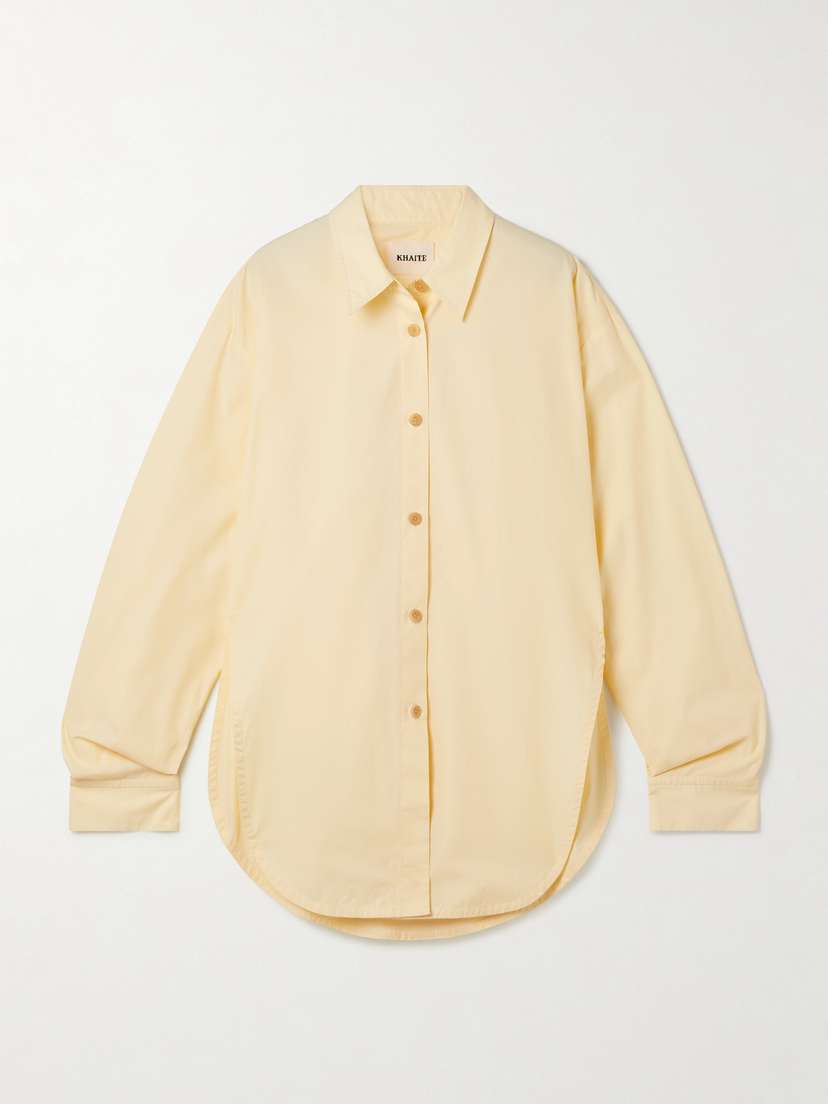Khaite — Goya cotton-poplin shirt