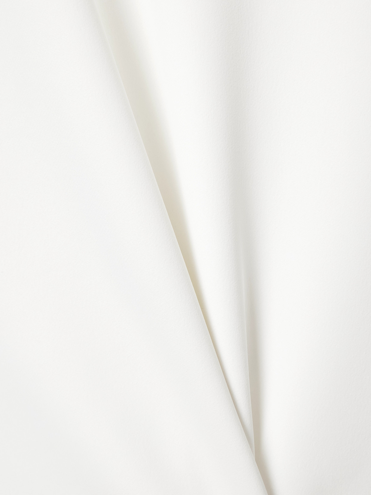 Khaite Loell Draped Duchesse-satin Midi Dress In White