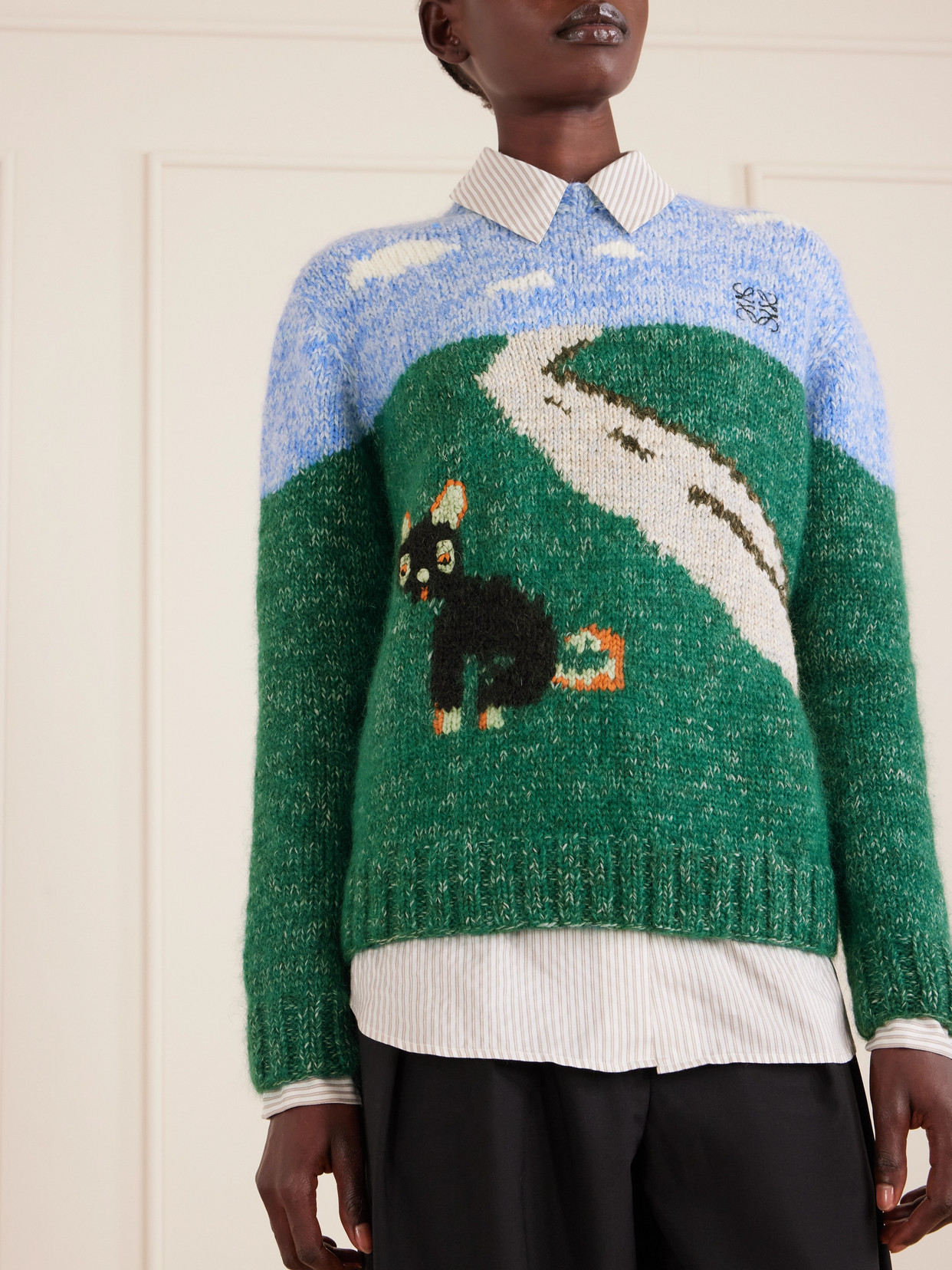 + Luis Wain Knitted Wool-Blend Sweater