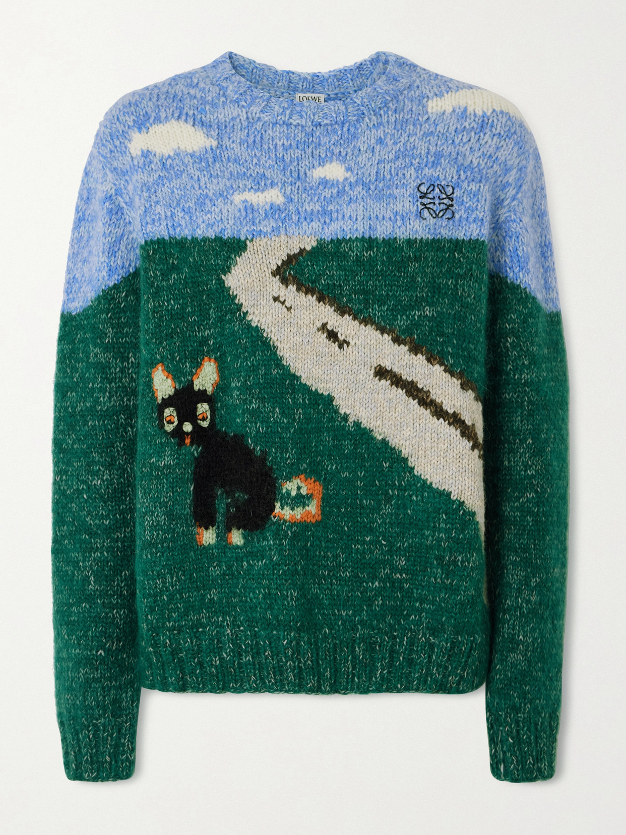 + Luis Wain Knitted Wool-Blend Sweater