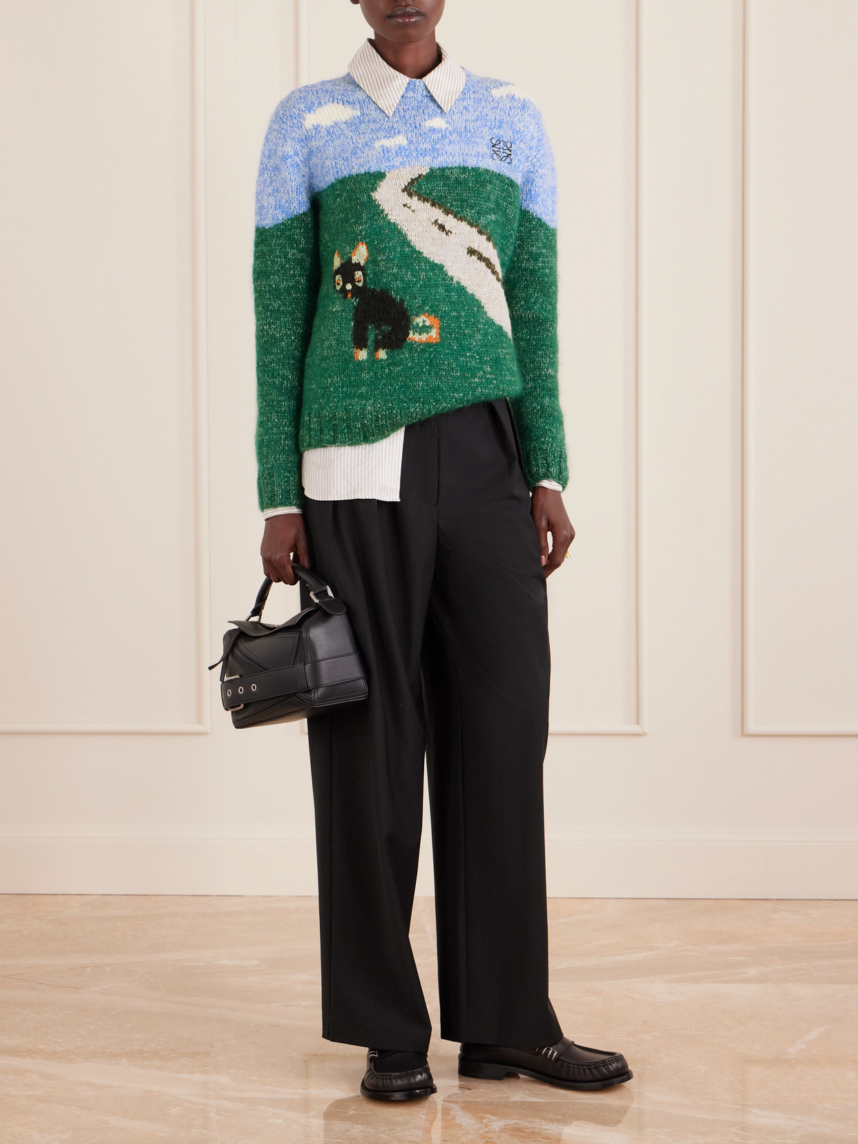 + Luis Wain Knitted Wool-Blend Sweater