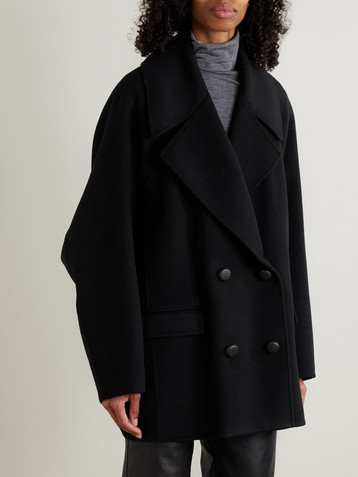 Loewe Double-breasted wool coat