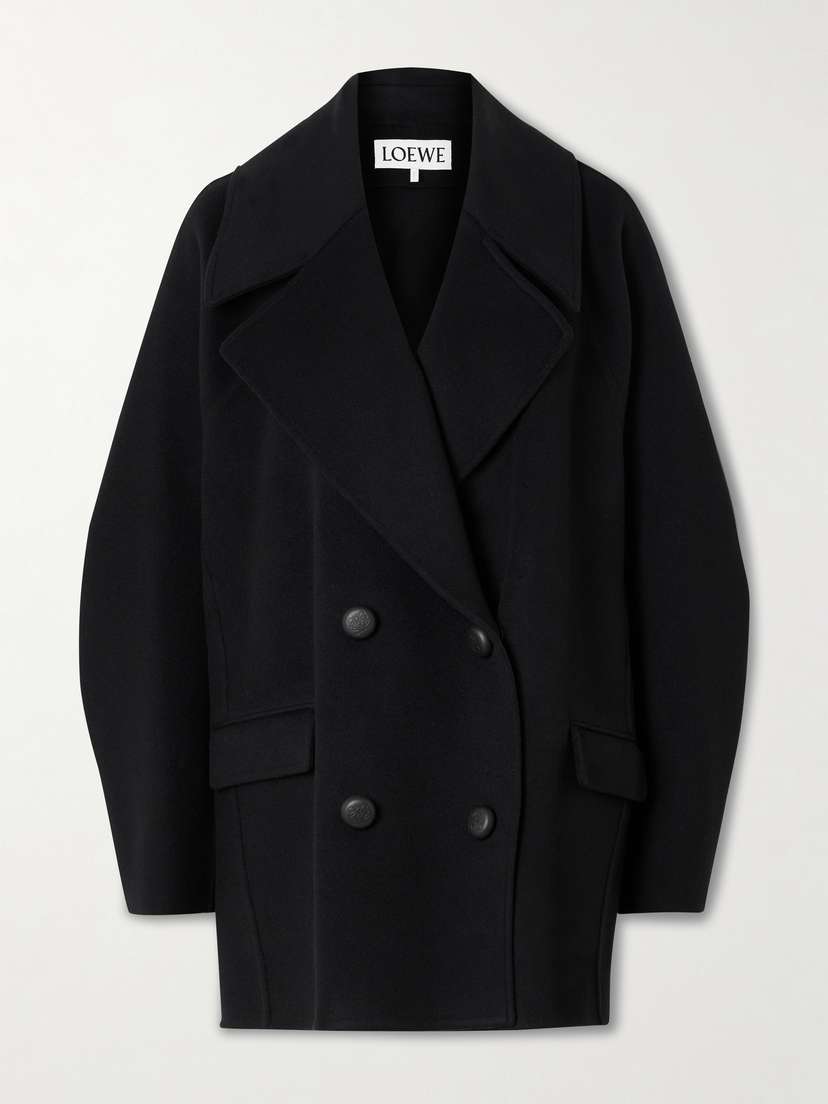 Loewe Double-breasted Wool Coat
