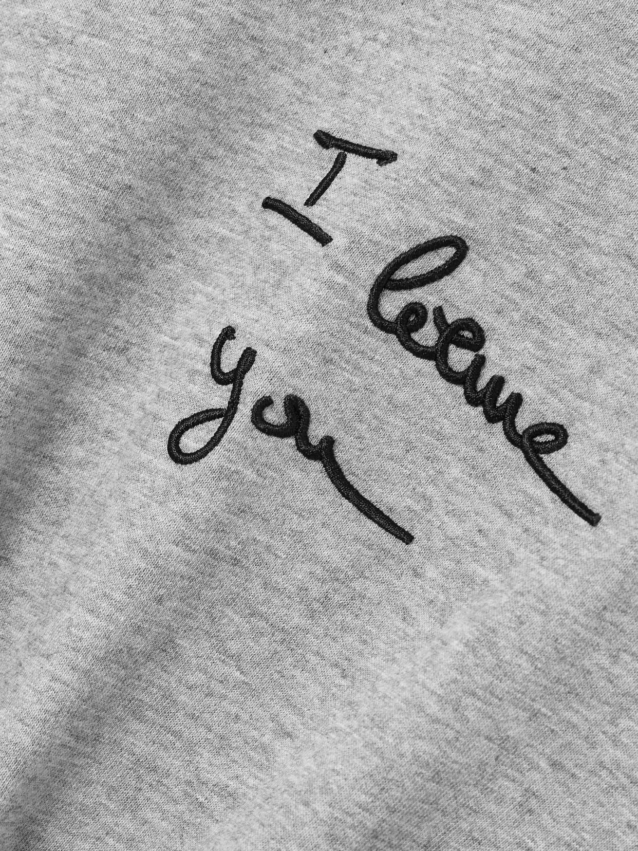 Loewe Anagram Embroidered Cotton-jersey T-shirt In Gray