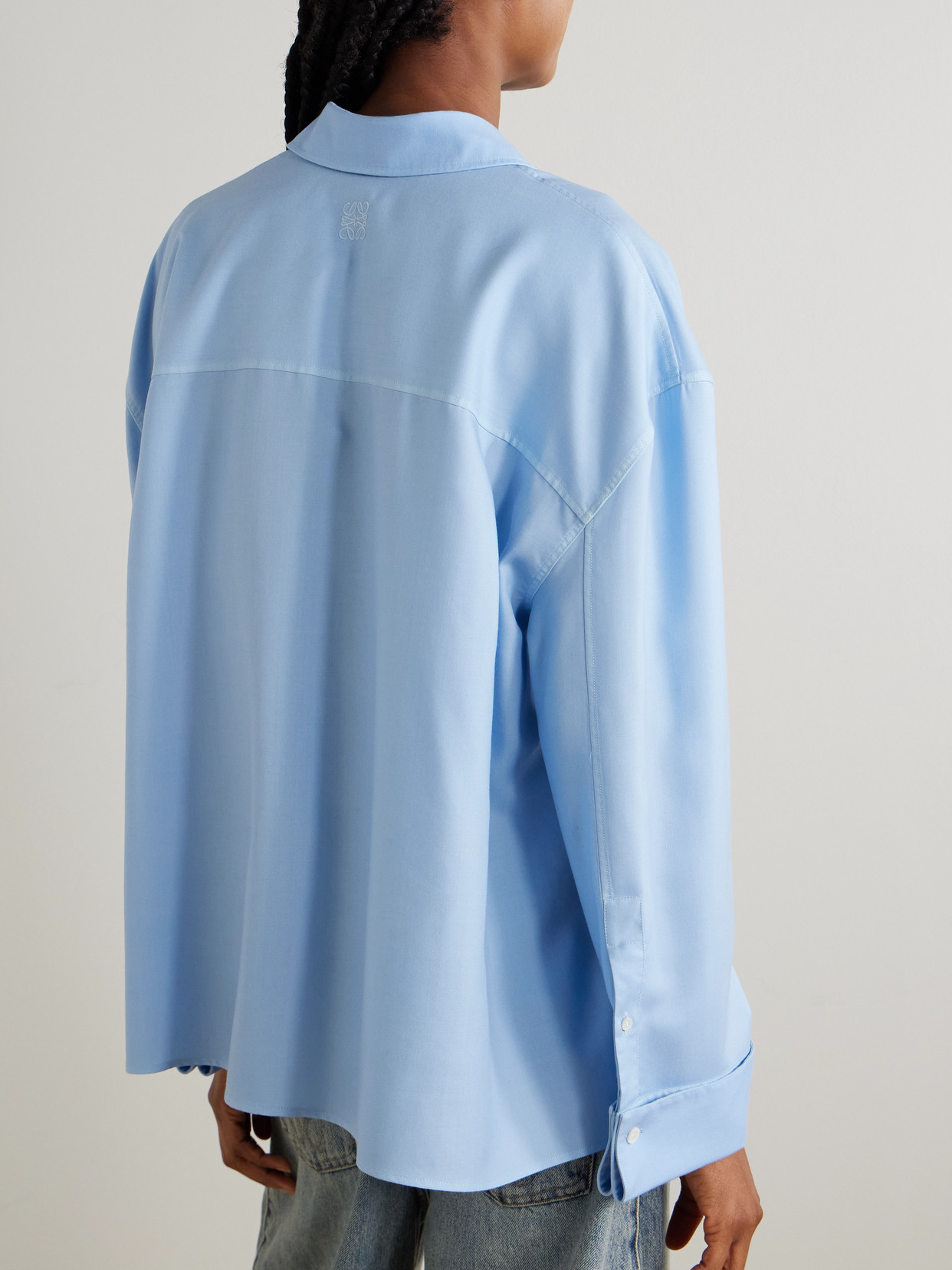 And Silk-Blend Twill Shirt