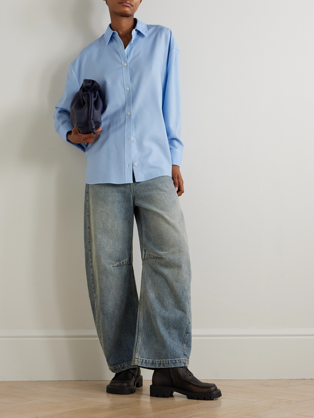 And Silk-Blend Twill Shirt