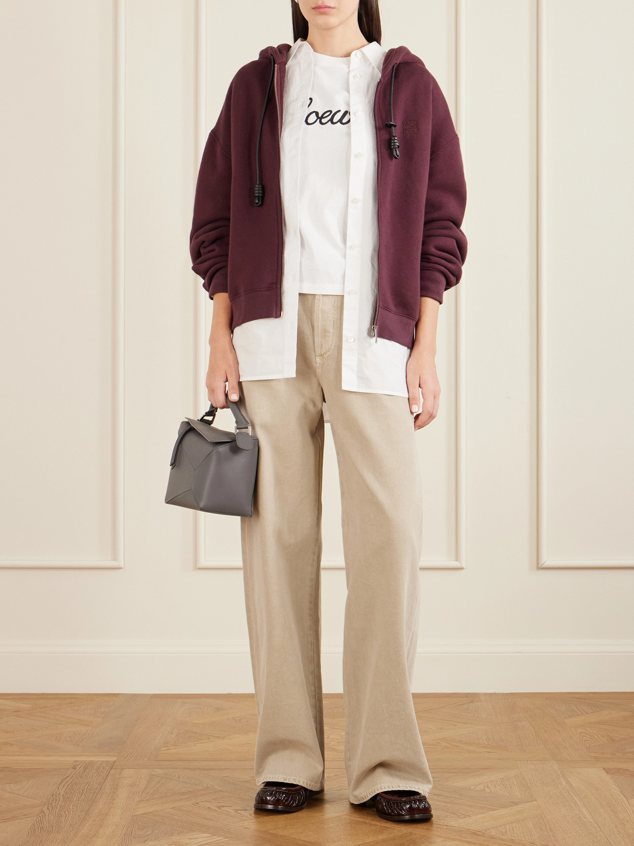 Embroidered Cotton-Jersey T-Shirt