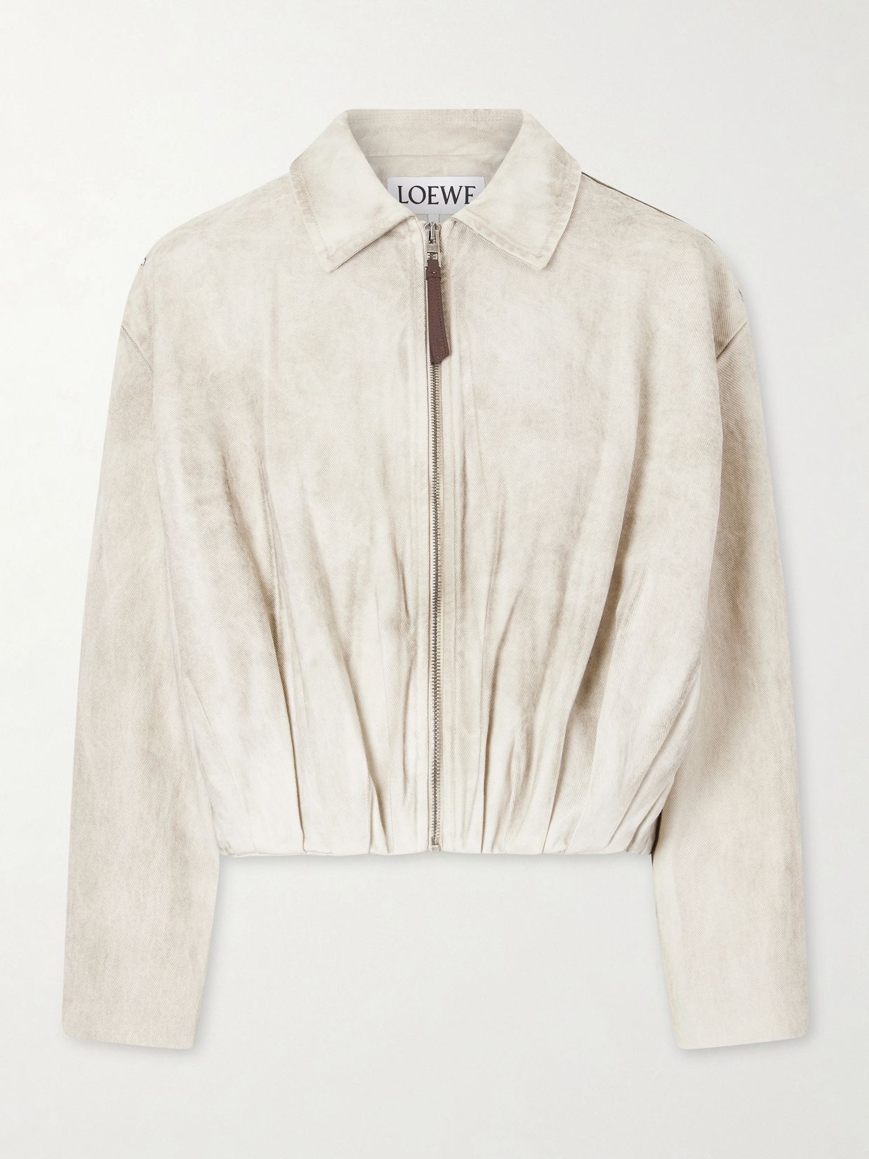 Cotton-twill bomber jacket