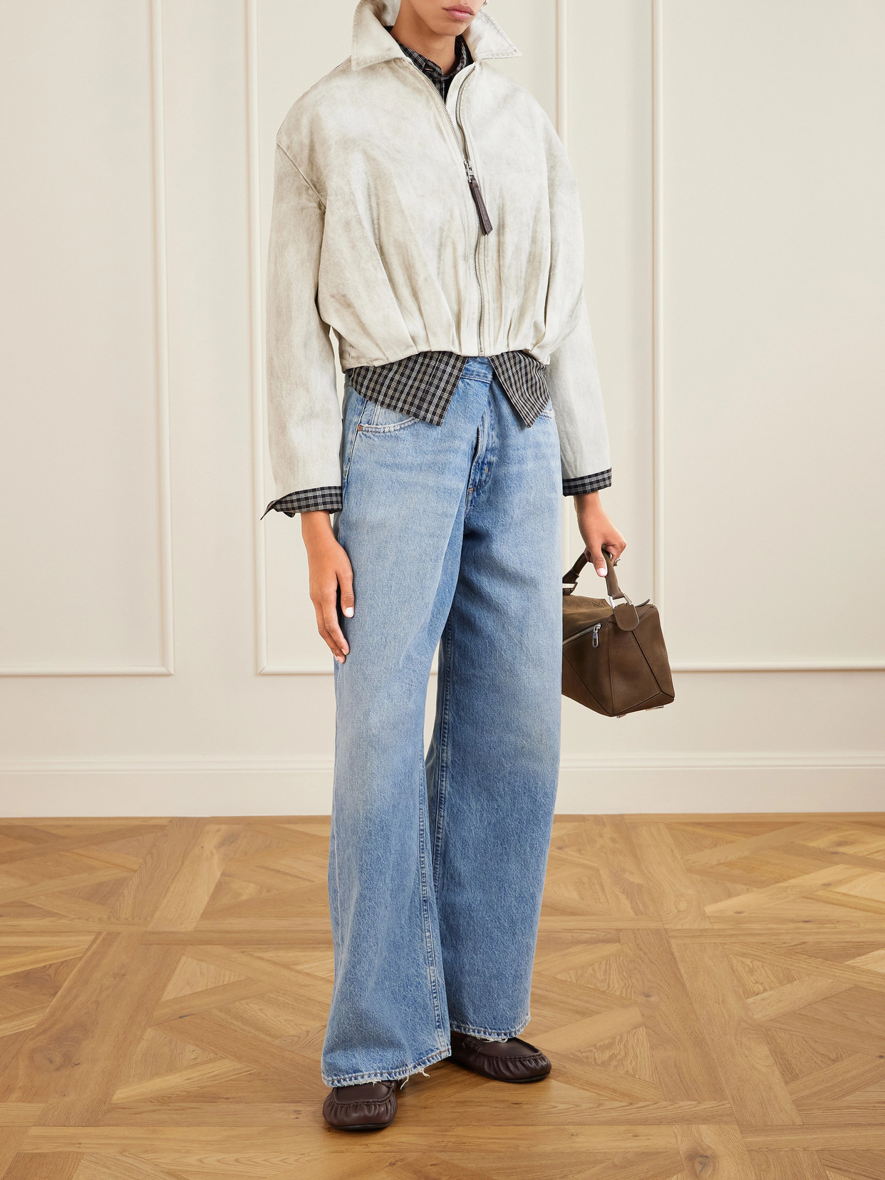Cotton-Twill Bomber Jacket