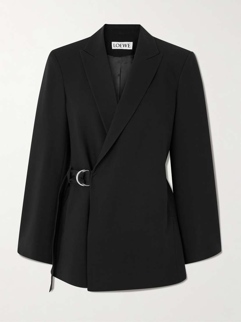 Loewe — Belted wool blazer