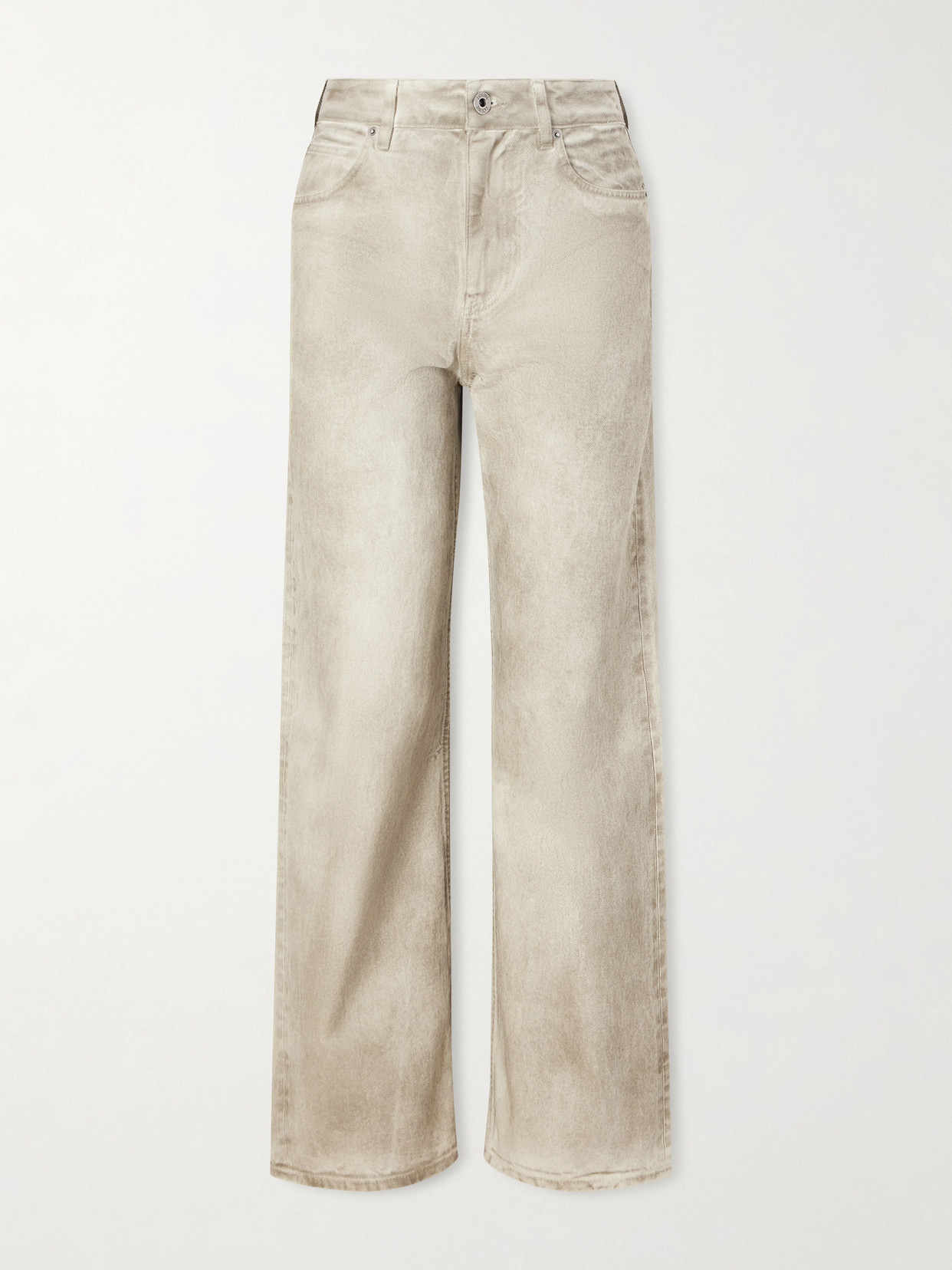 High-Rise Straight-Leg Jeans