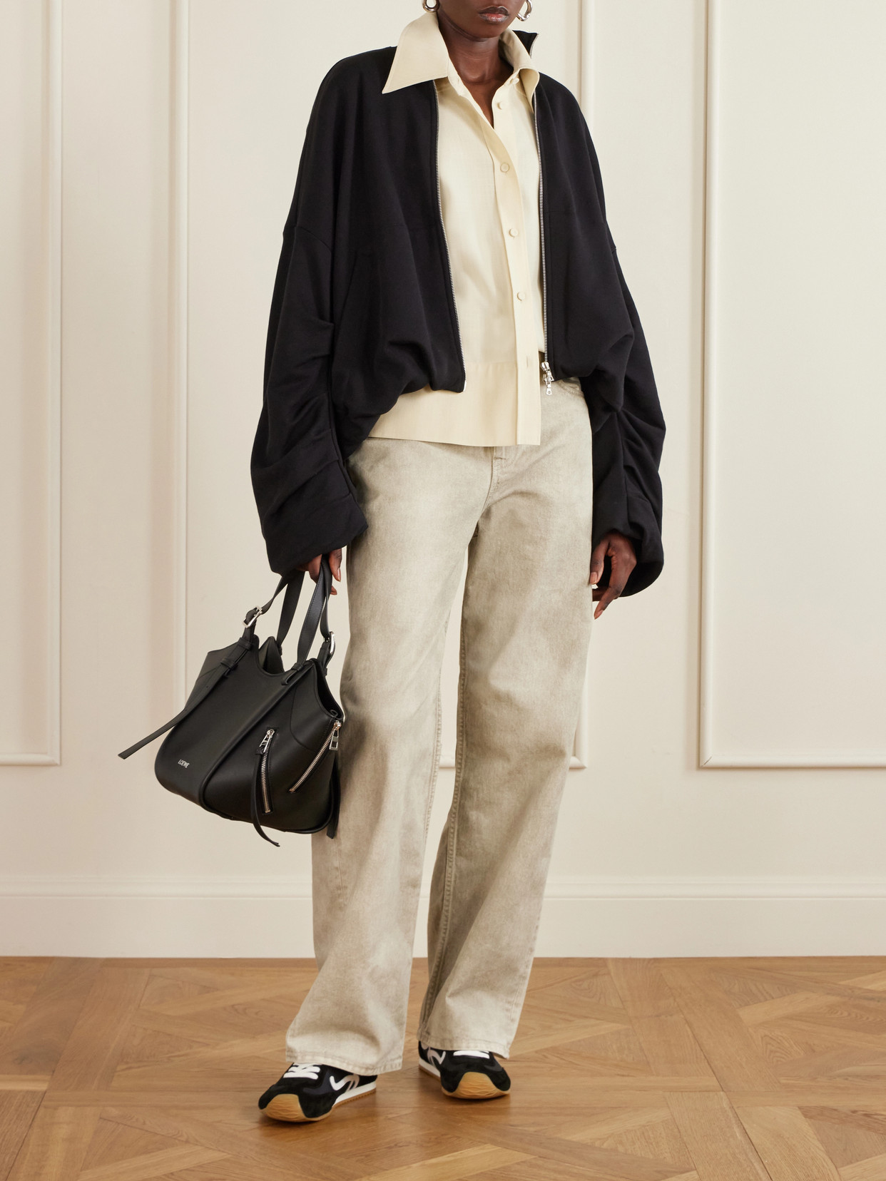 High-Rise Straight-Leg Jeans