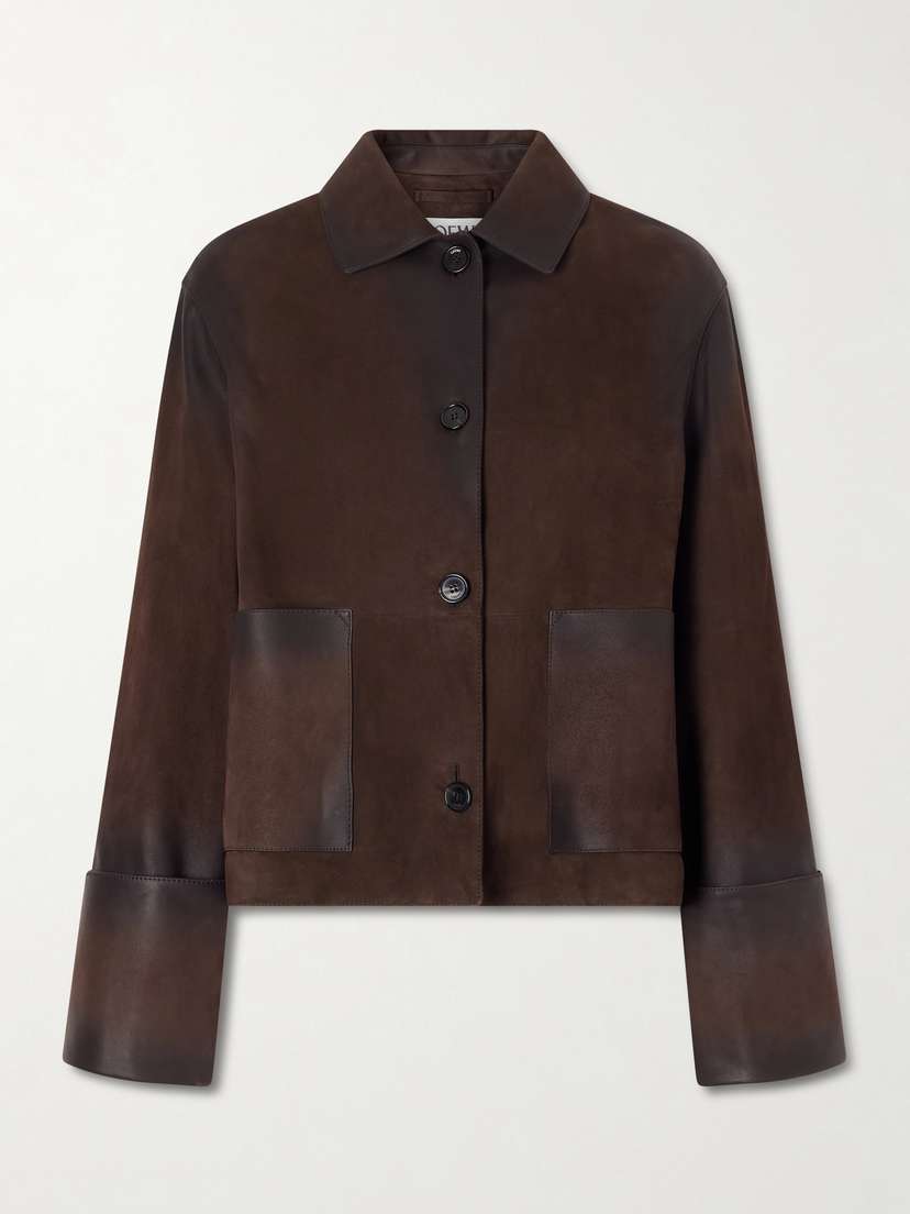 Loewe Distressed Suede Jacket