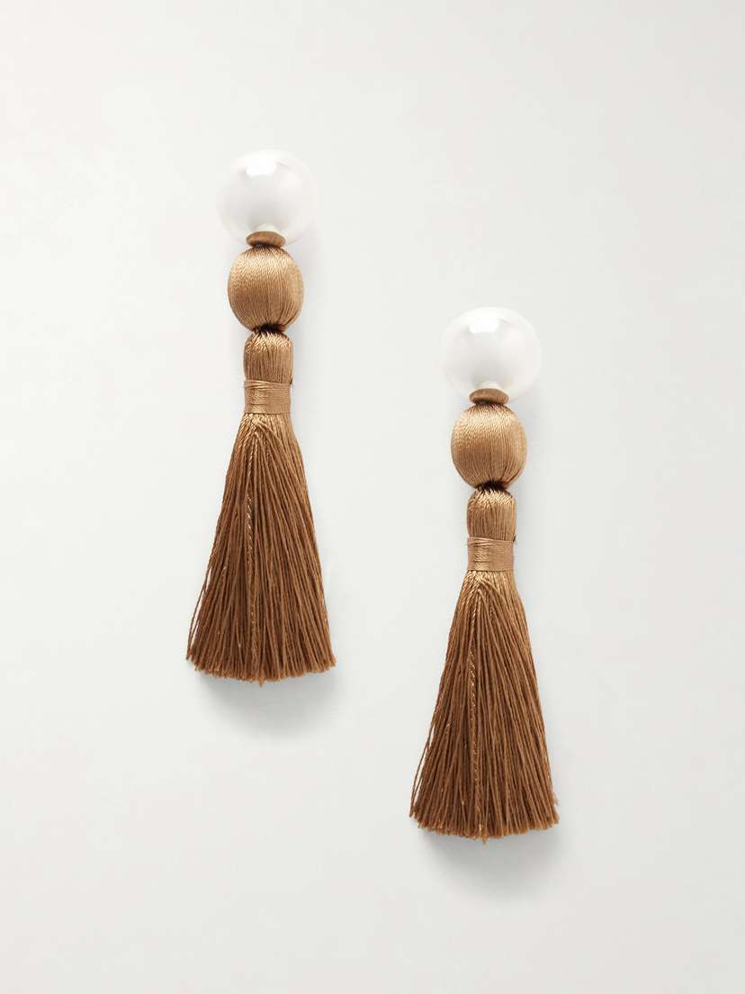 Sophie Buhai Venetian Tasseled Sterling Silver Earrings