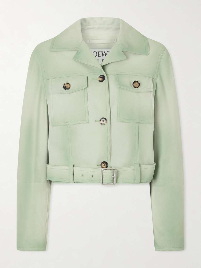 Loewe Tie-dyed Suede Jacket