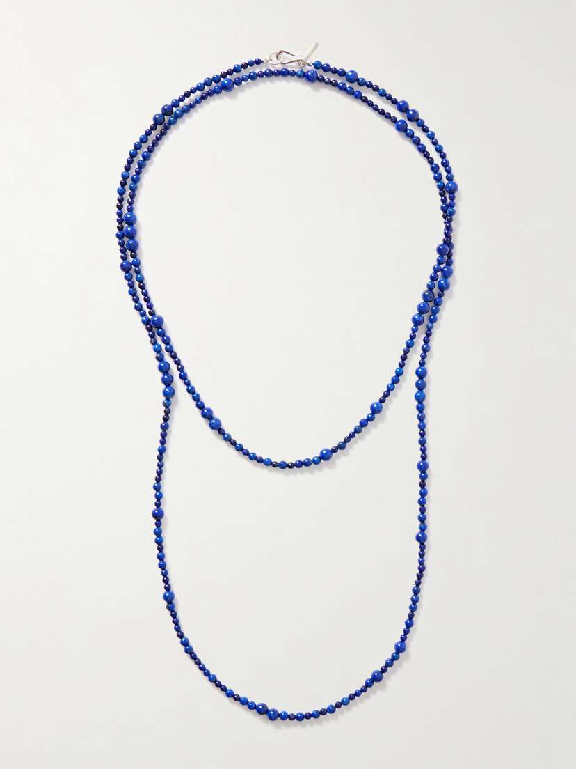 Sophie Buhai Constellation Silver Lapis Lazuli Necklace