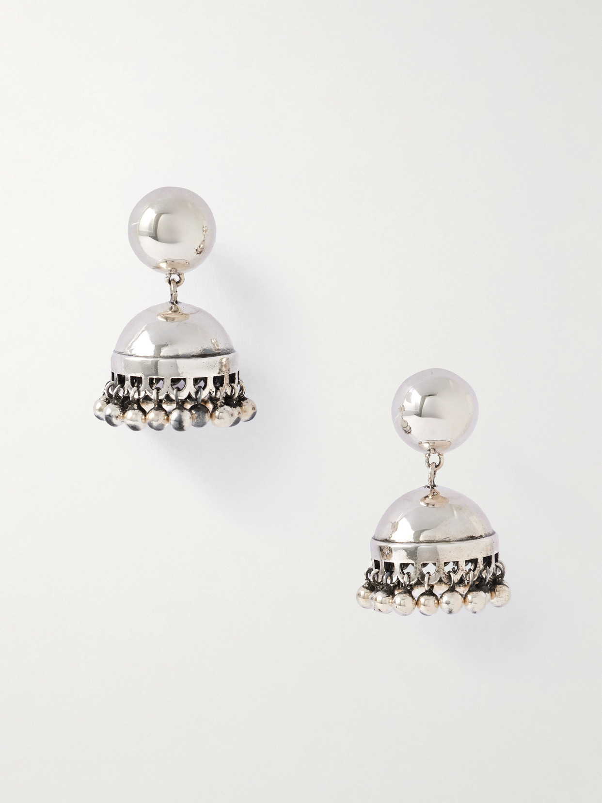 Sophie Buhai Petite Nadia Silver Earrings In Metallic