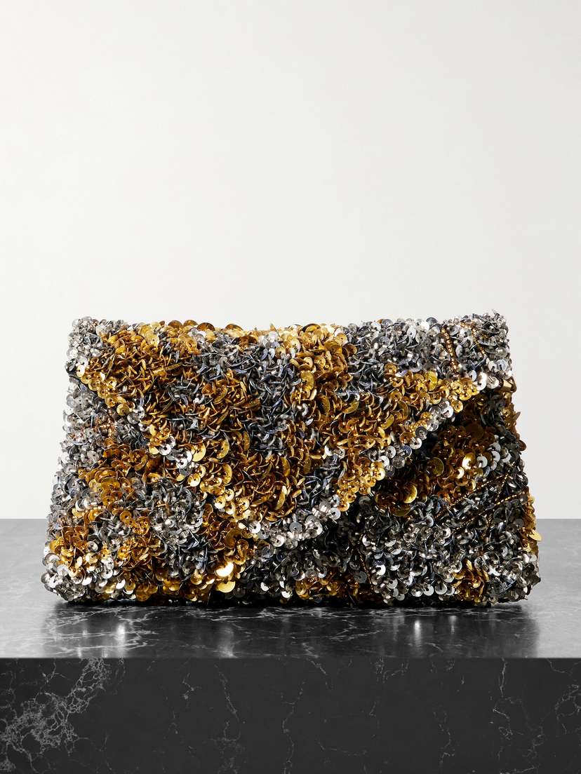 Dries Van Noten Embellished Satin Clutch | Thumbnail 6 Dries Van Noten Embellished Satin Clutch | Thumbnail 6