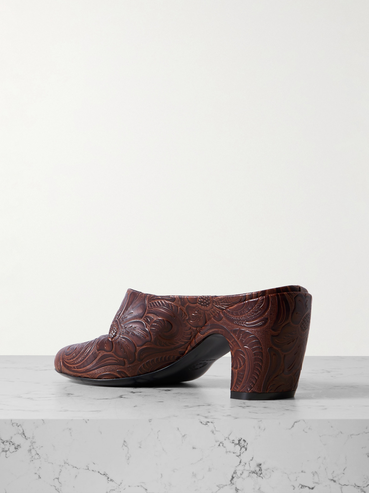 Embossed Mules