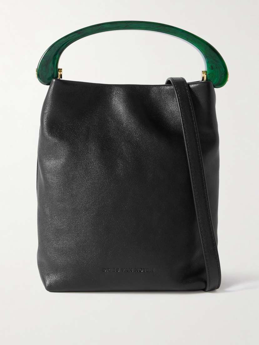 Dries Van Noten Leather Shoulder Bag