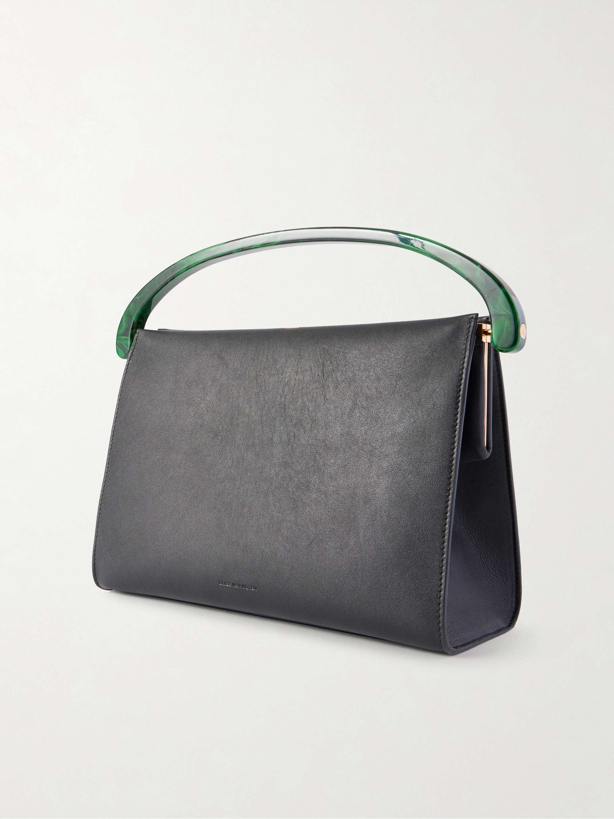 DRIES VAN NOTEN Leather shoulder bag | NET-A-PORTER