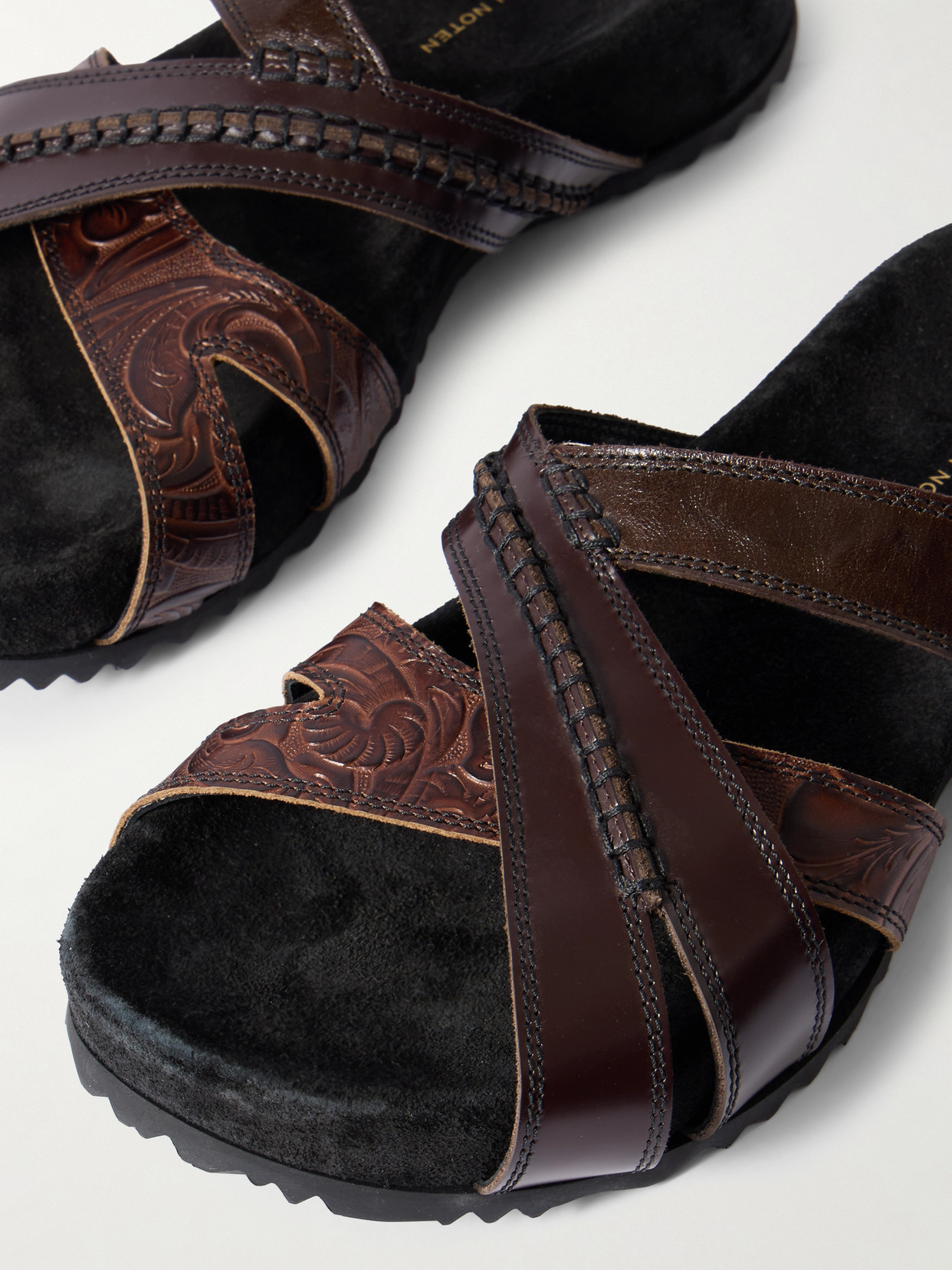 Embossed Sandals