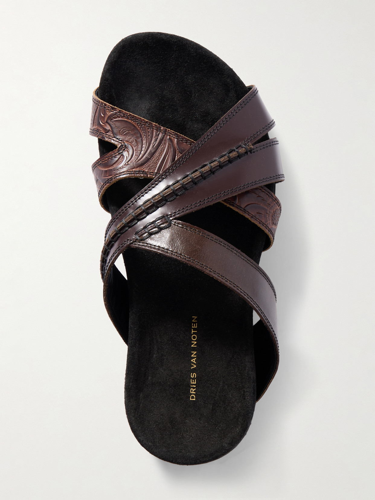 Embossed Sandals