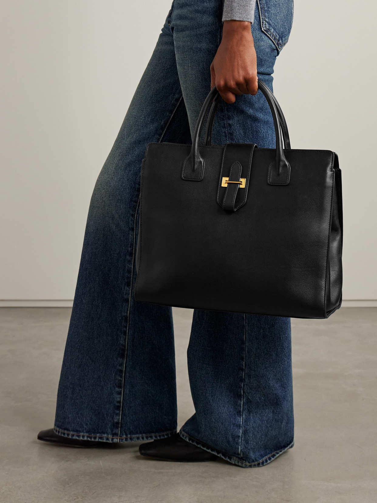 Lou Leather Tote