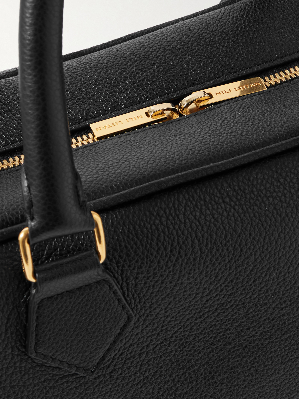 Jaclyn Textured-Leather Tote