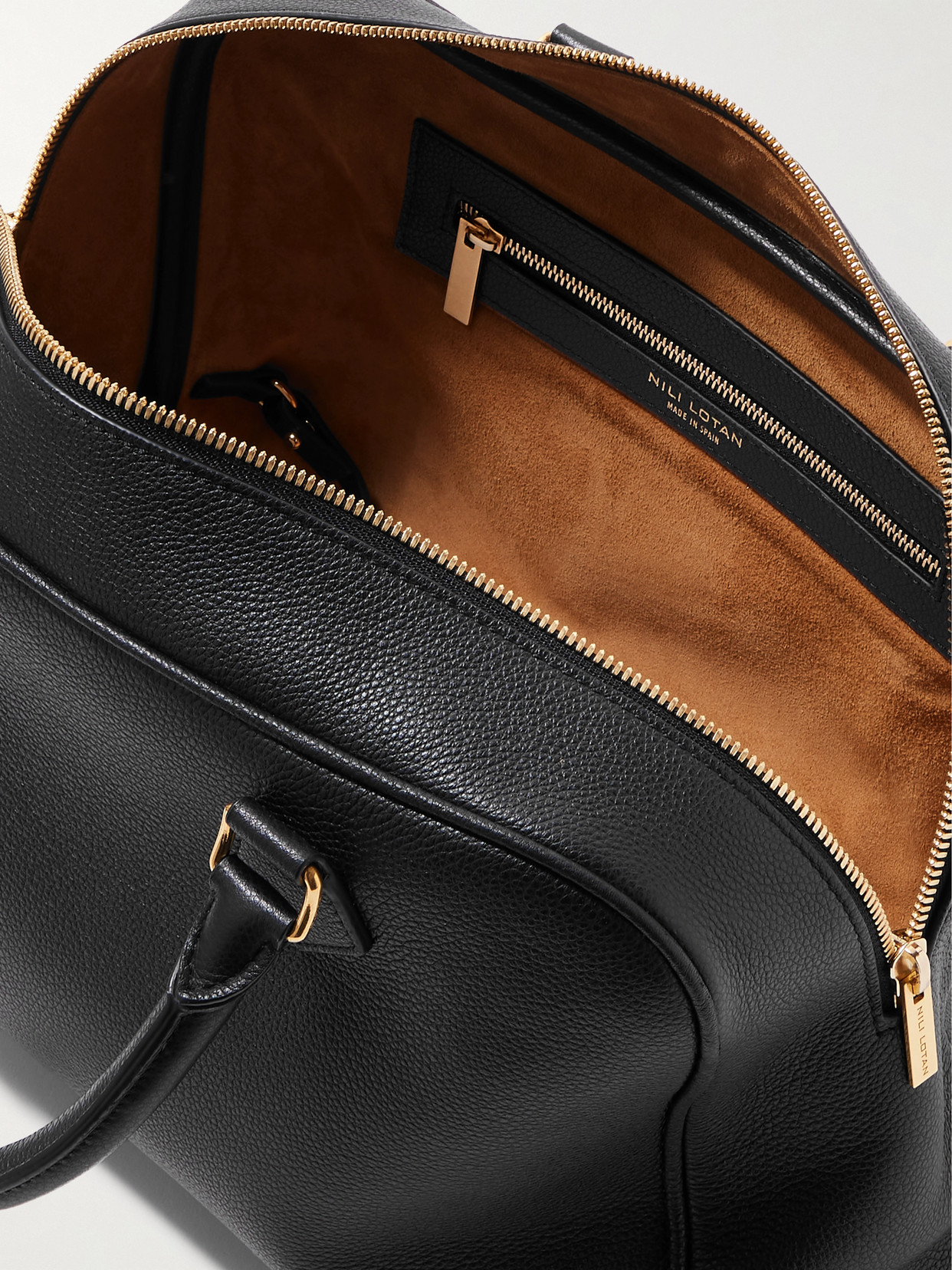 Jaclyn Textured-Leather Tote