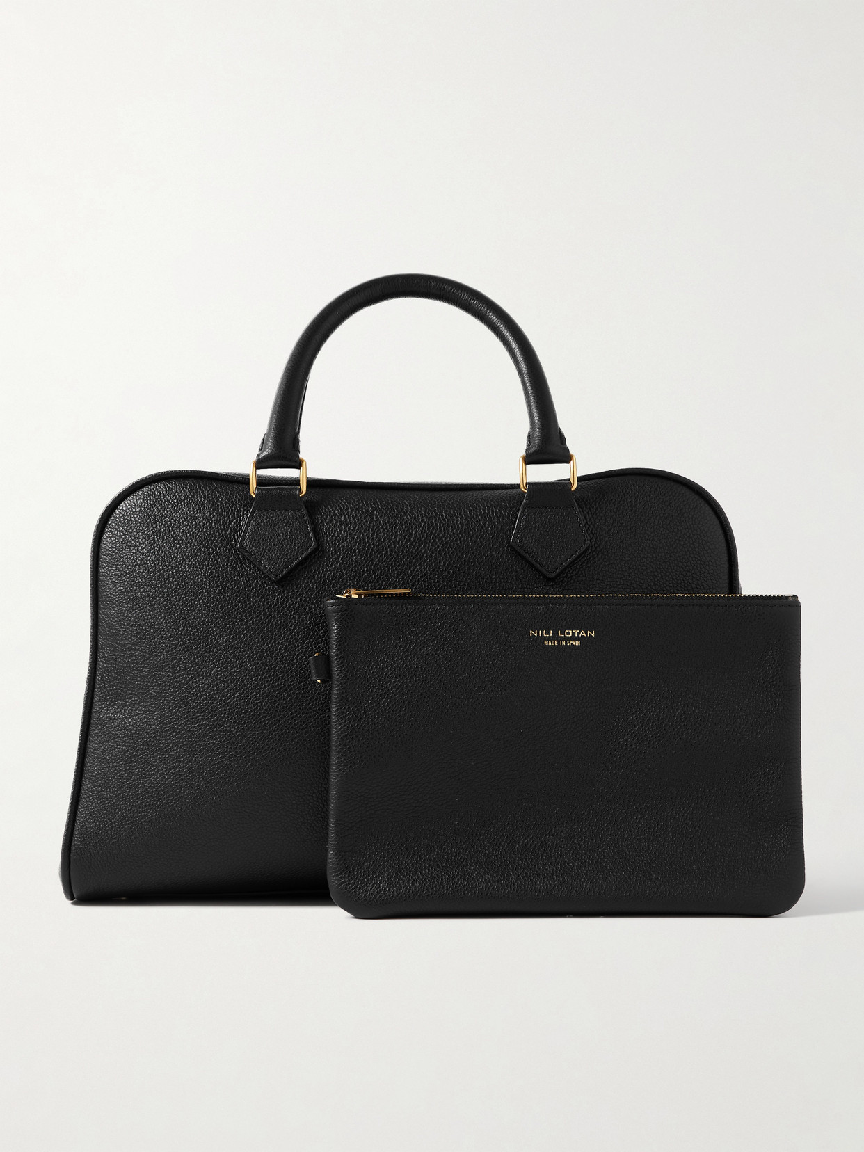 Jaclyn Textured-Leather Tote