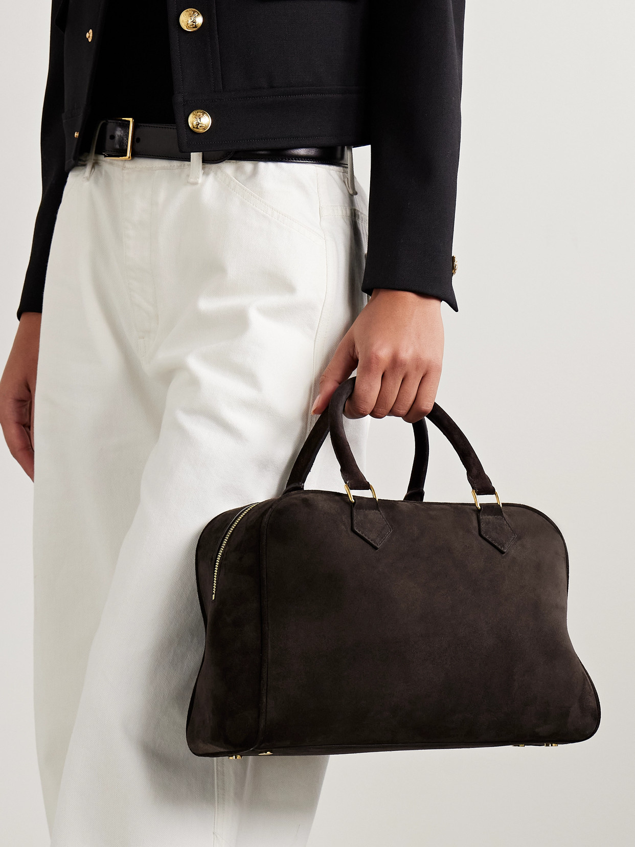 Jaclyn Suede Tote