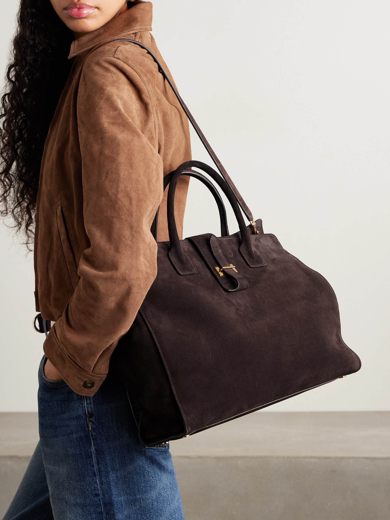 Lou Suede Tote