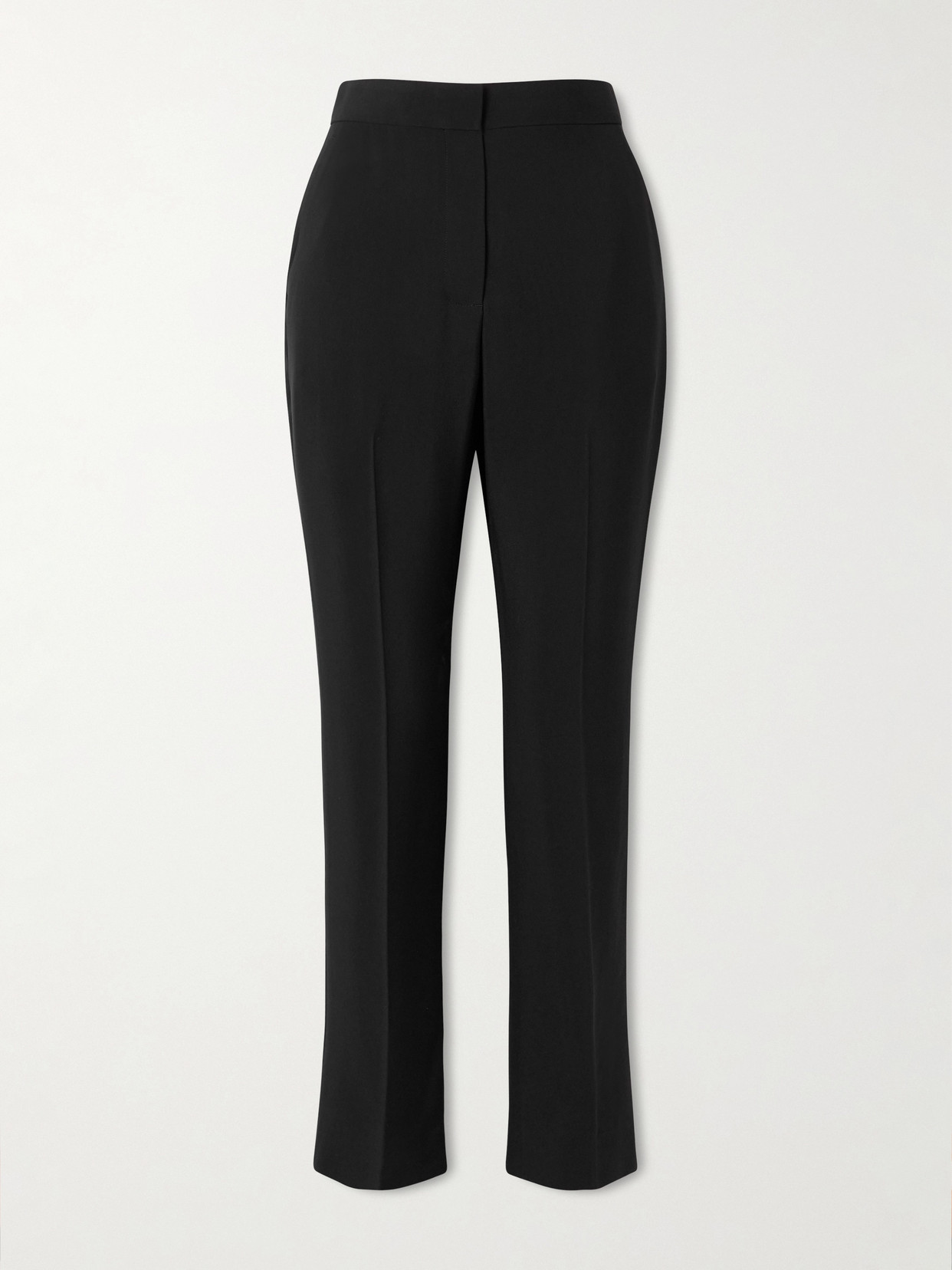 Givenchy Crepe Straight-leg Pants In Black