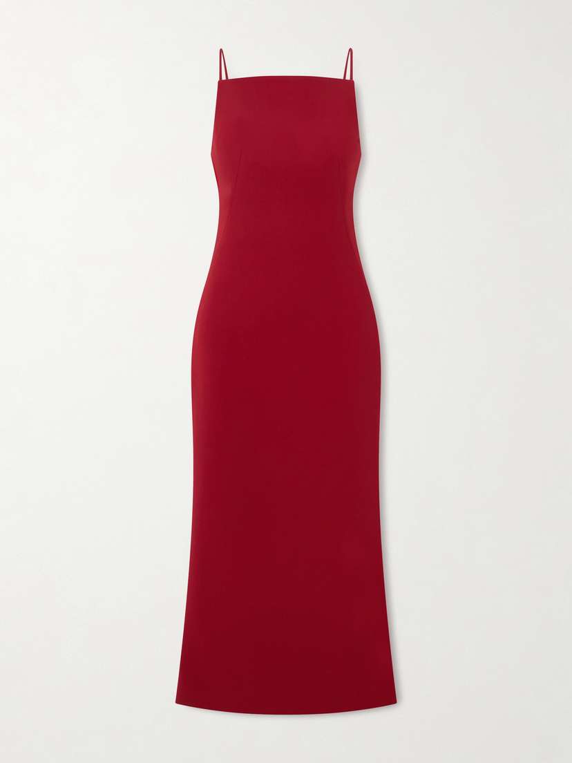 Givenchy Draped Cady Midi Dress