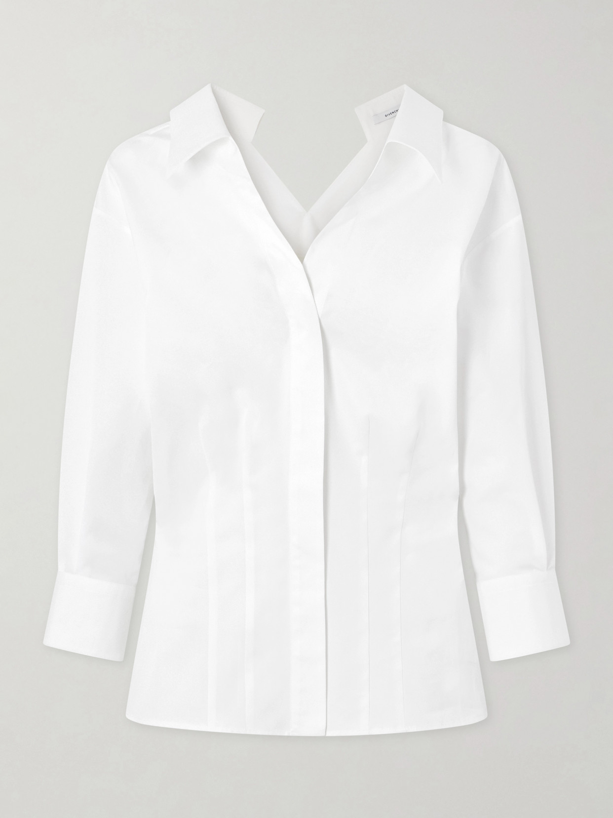 Givenchy Cotton-poplin Shirt In White
