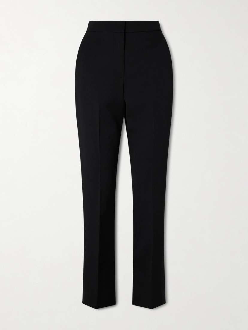 Givenchy Grosgrain-trimmed Wool Slim-fit Pants