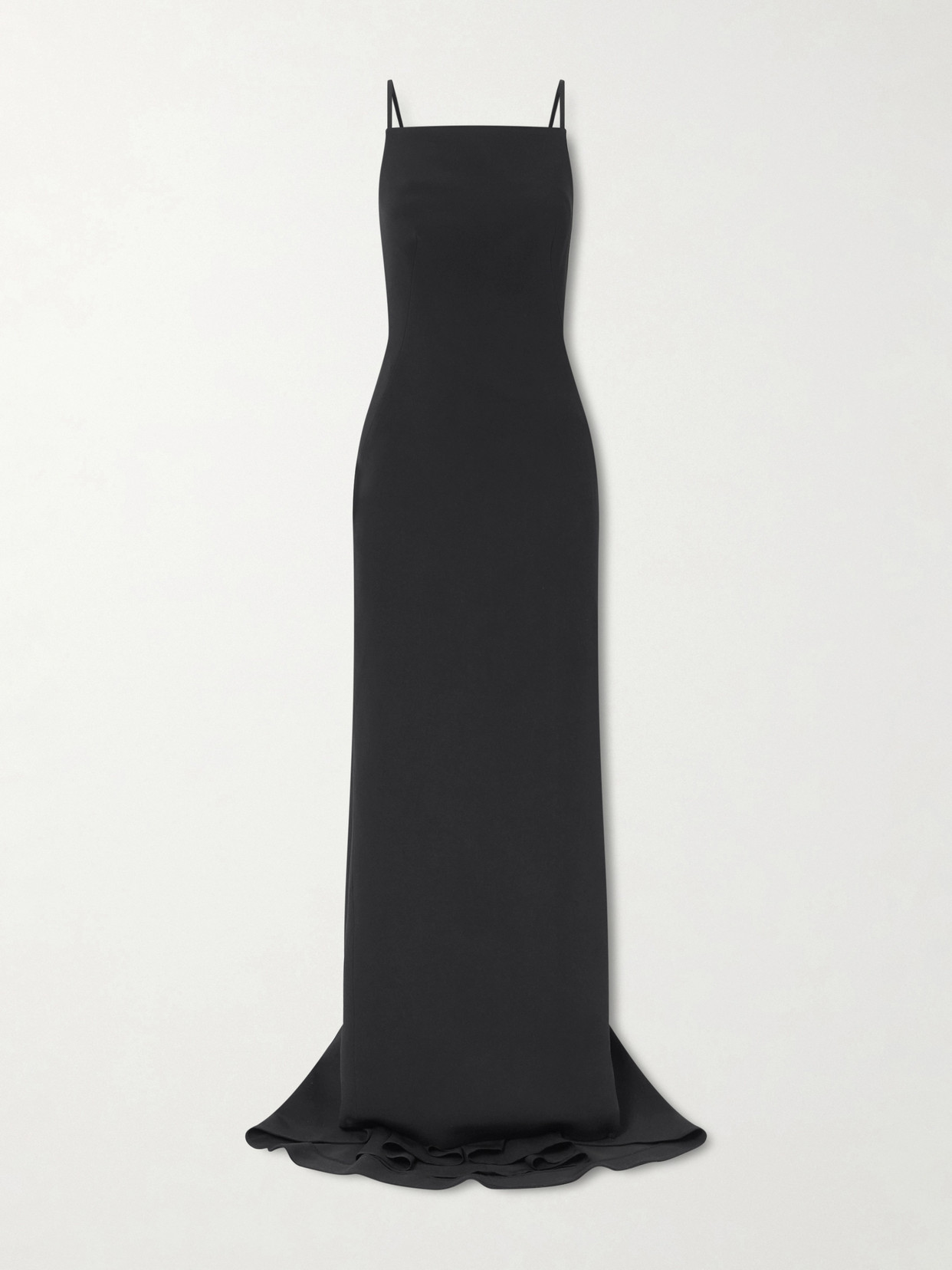 Givenchy Crepe-cady Gown In Black